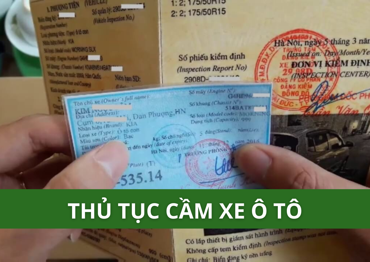 Cầm xe ô tô - Giải pháp tài chính nhanh chóng và an toàn 2 Thủ tục cầm xe ô tô
