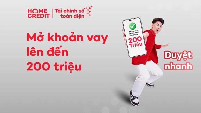 Lãi suất vay tiền Home Credit