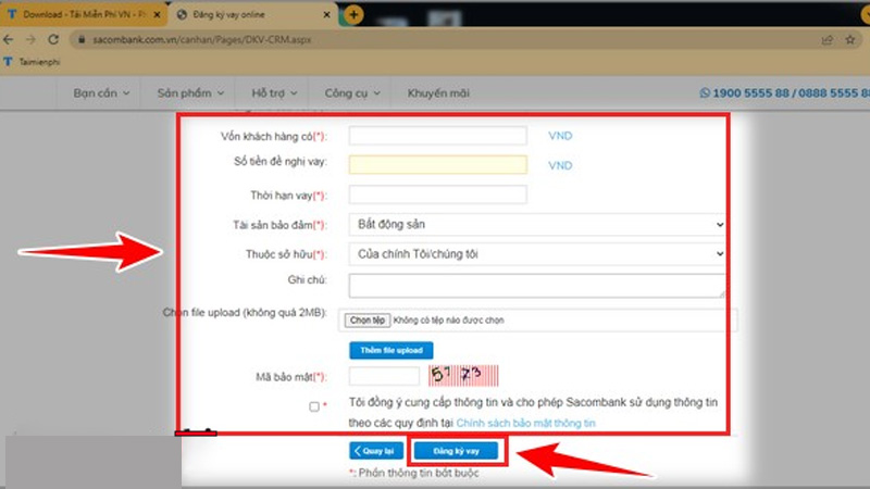 Quy trình, lãi suất và thời hạn vay tiền Sacombank online 3 Vay tiền online nhanh